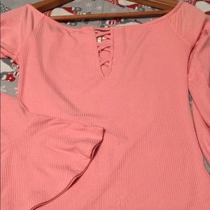 Forever 21 light pink crop